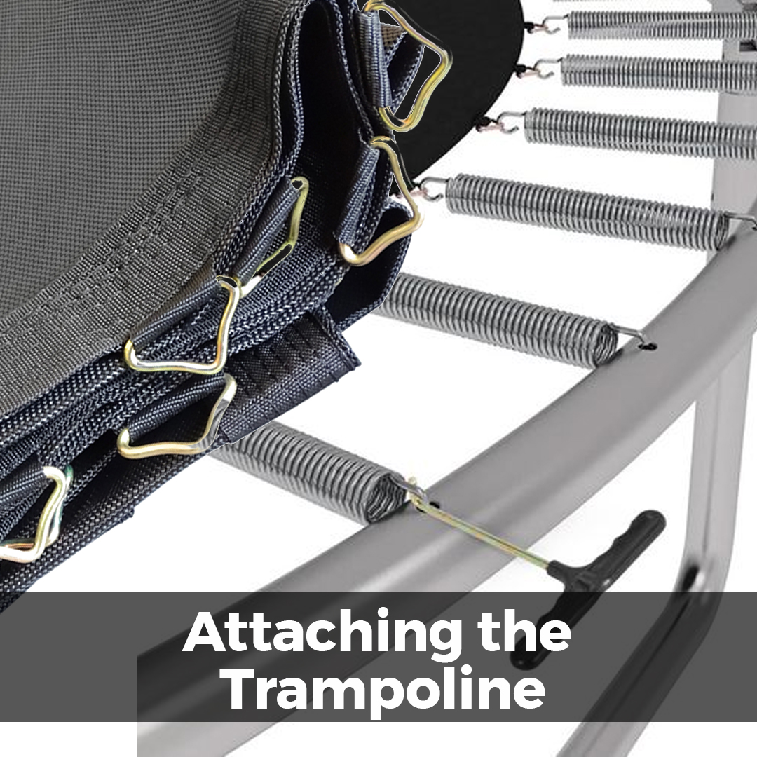 Attaching the Trampoline - Super Tramp Trampolines