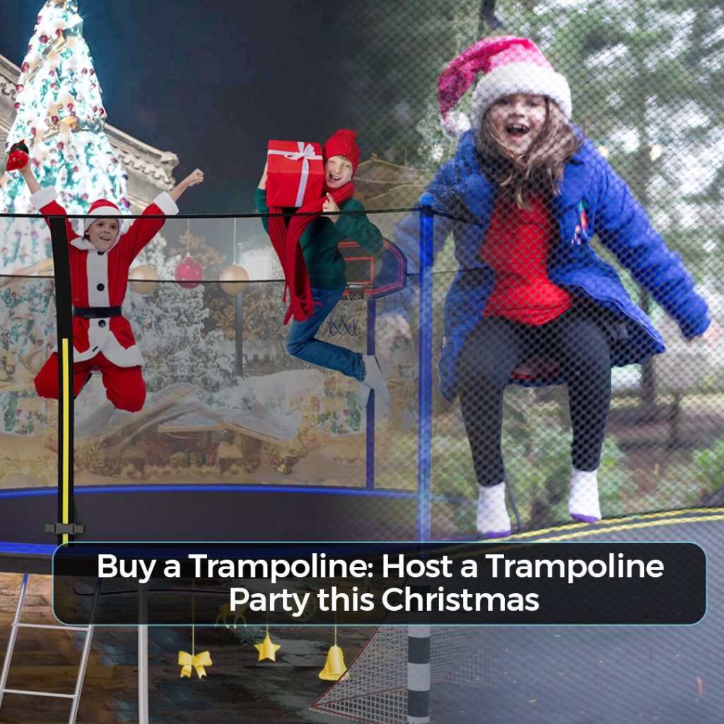 Buy Trampolines to Host Trampoline Christmas Party - Super Tramp Trampolines