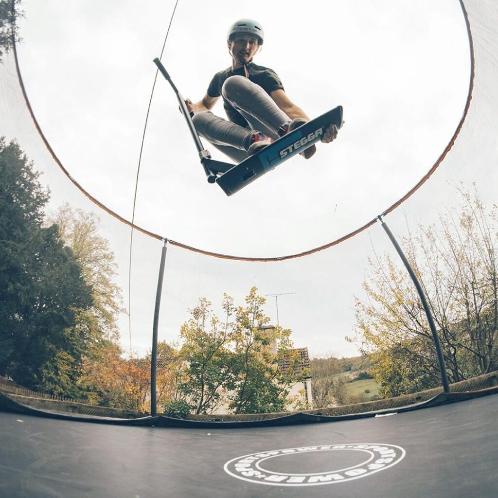 trampoline scooter