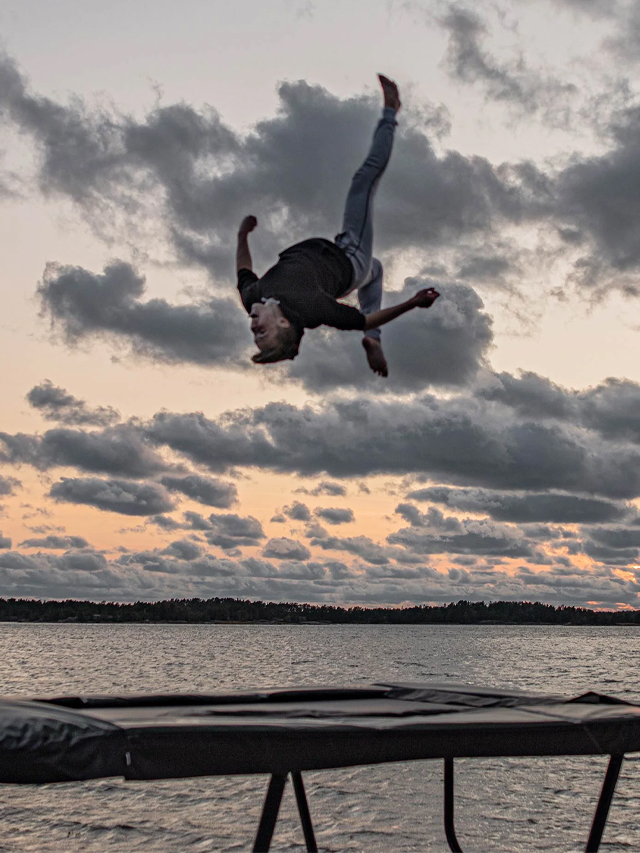 Can Bouncing on a Trampoline Provide a Natural High Without the Need for Caffeine or Sugar?