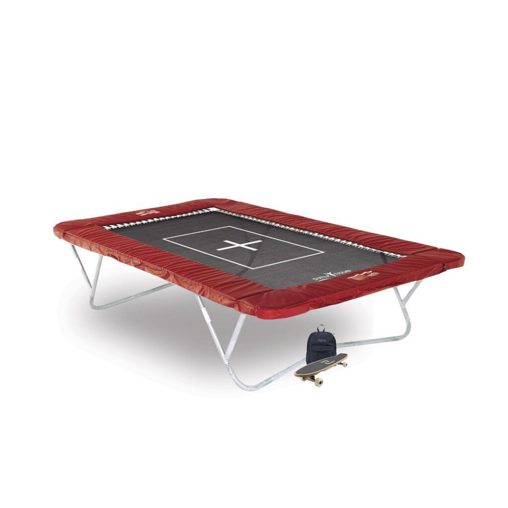 Rectangular trampoline