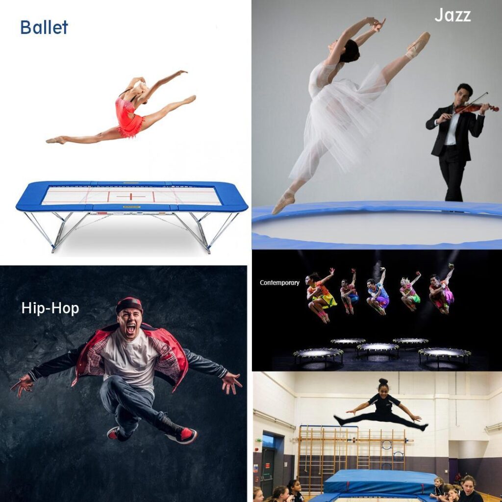 Dance Forms You Can Practise on a Trampoline - dancers