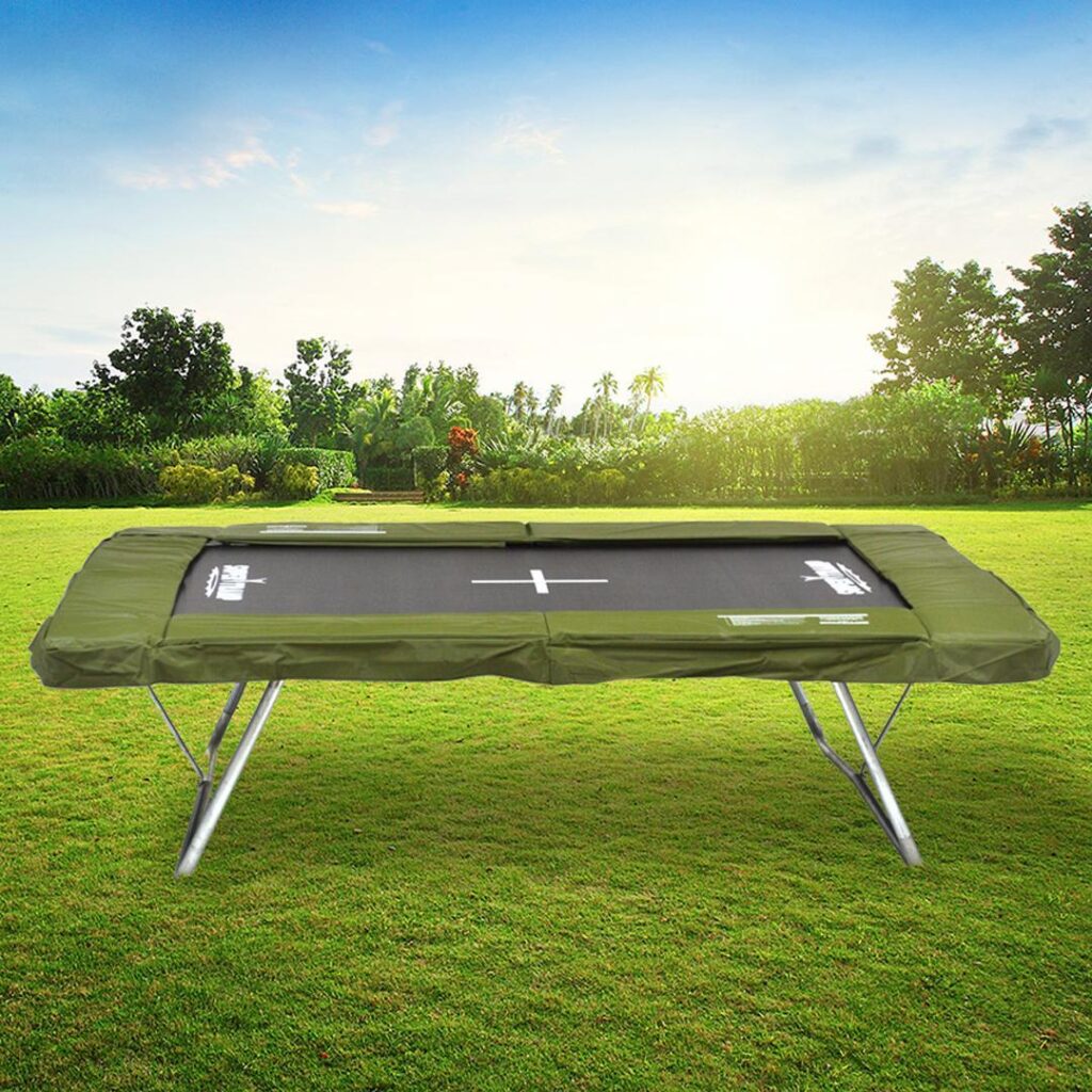 Rectangular trampoline