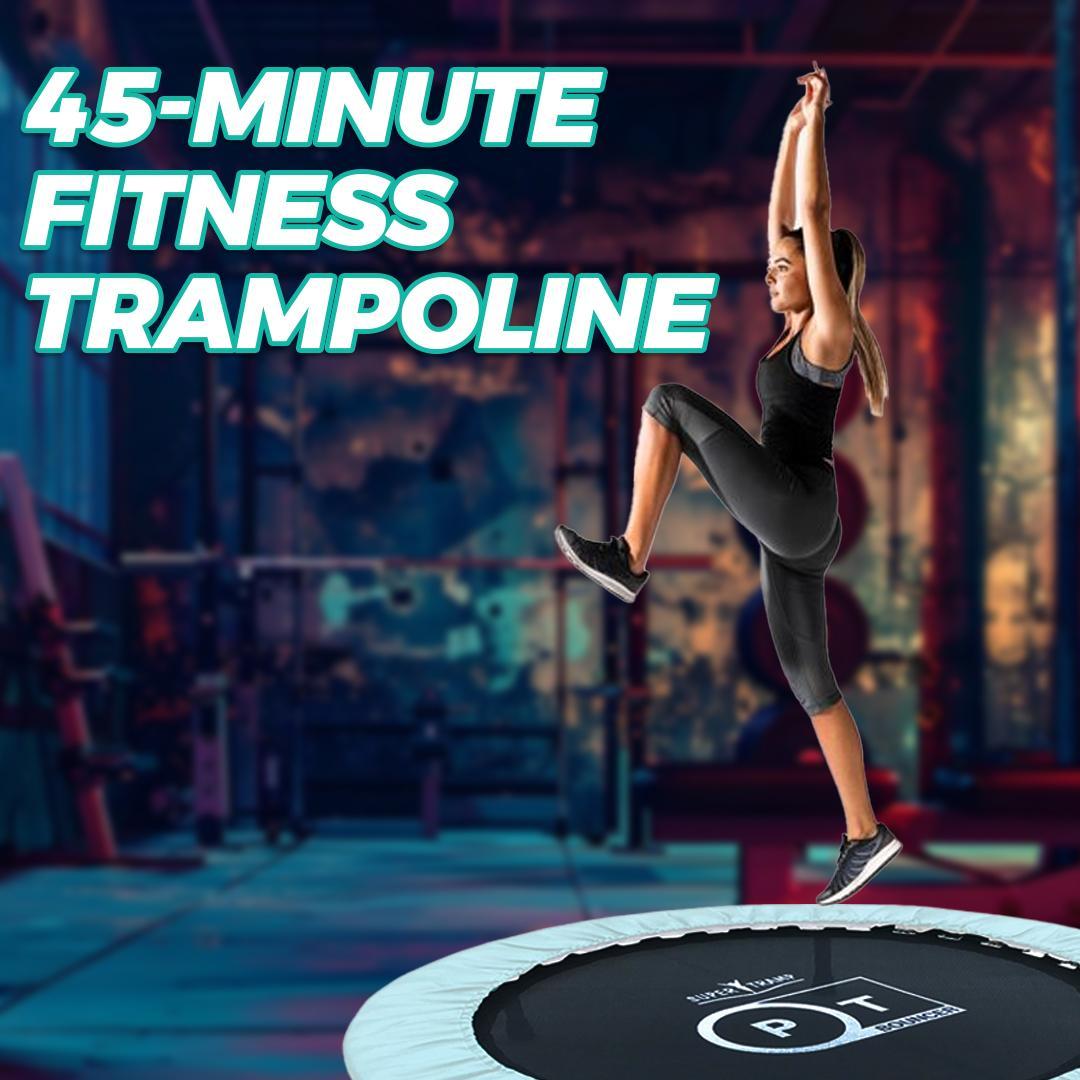 45-Minute Fitness Trampoline HIIT Cardio Workout