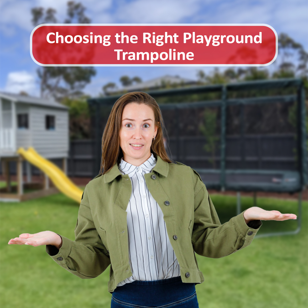 Playground trampoline