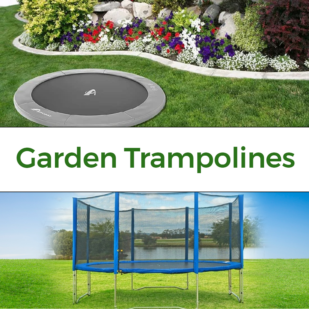 Garden Trampolines Inground and above ground -Super Tramp Trampolines