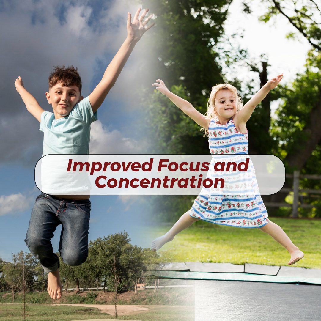 Little Boy & Girl Jumping on Trampoline - Super Tramp Trampolines