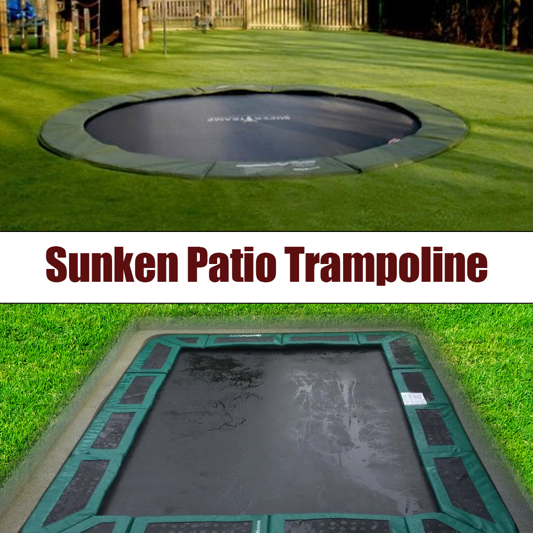 Sunken Patio Trampoline