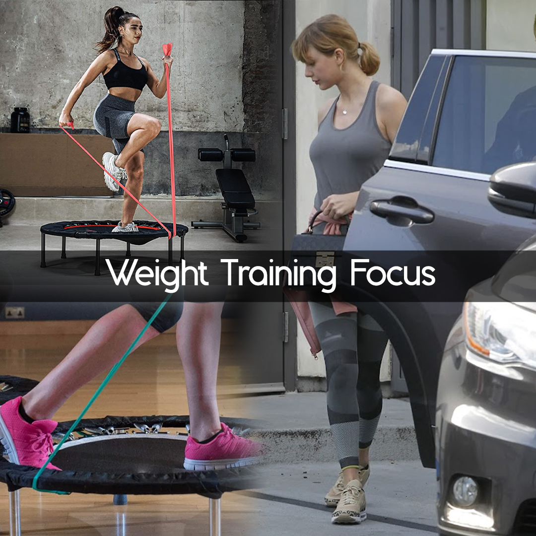 Taylor Swift in Gym Wear - Fitness Trampoline - Super Tramp Trampolines