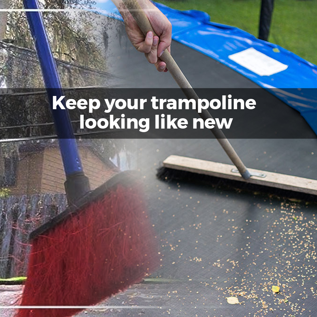 Trampoline Cleaning Image - Super Tramp Trampolines