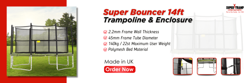Super Bouncer 14ft Trampoline & Enclosure