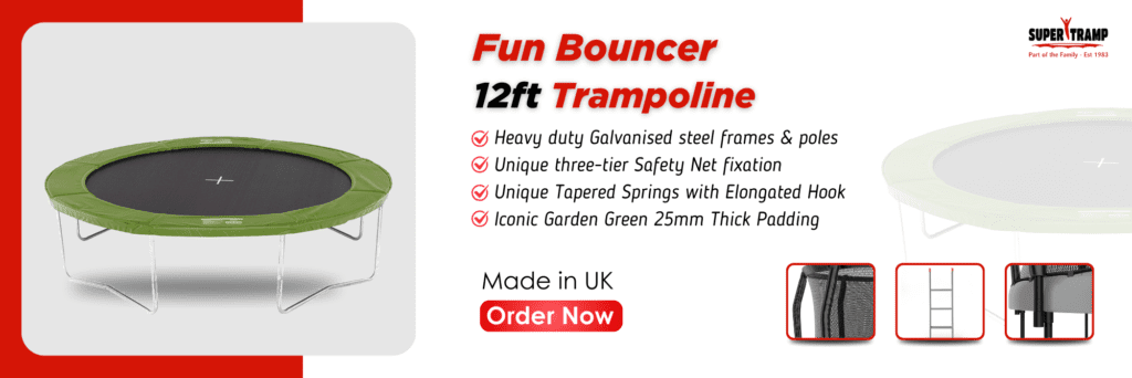Fun Bouncer 12ft Trampoline - supertramp.co.uk