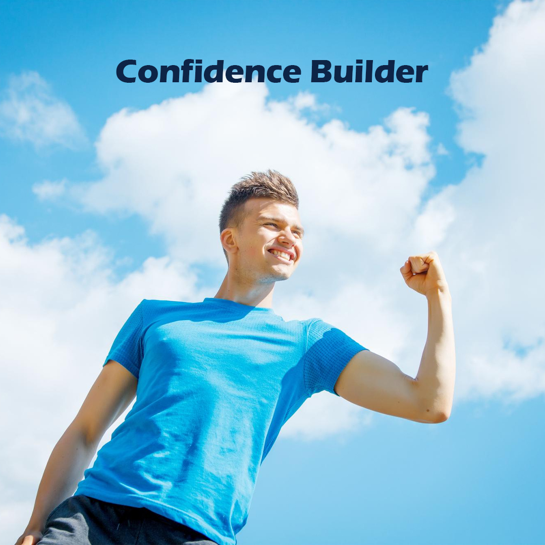 Boy Raising Hand in Confidence - Confidence Builder - supertramp.co.uk