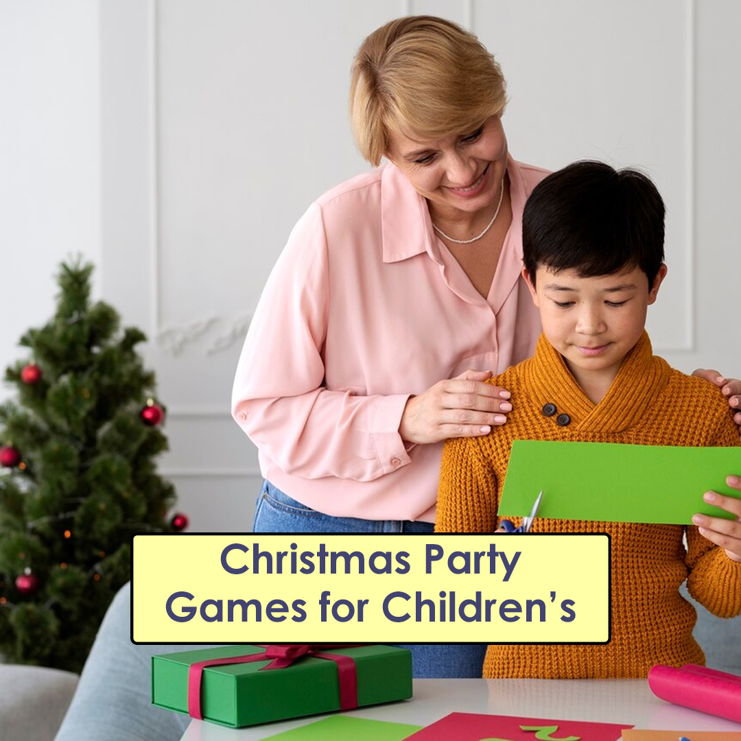 Women with Kid Seeing a Paper - 4 Christmas Party Games for Children’s - insura.ae