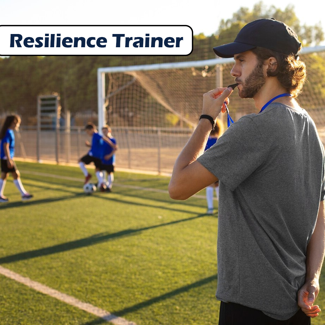 soccer coach training the players - Resilience Trainer - supertramp.co.uk