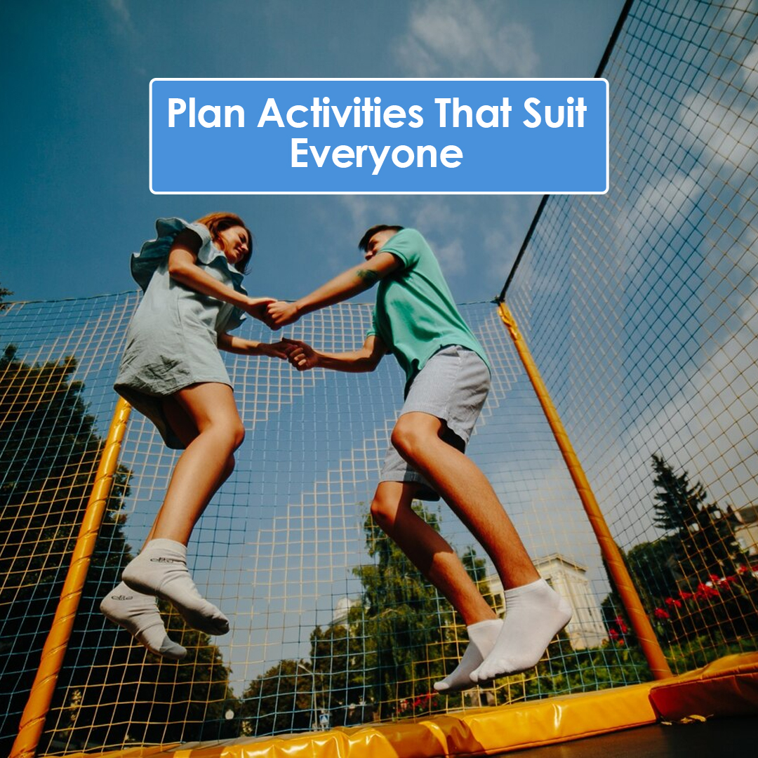 Young Kids Jumping on Trampoline with Enclosers - Plan Activities That Suit Everyone - supertramp.co.uk