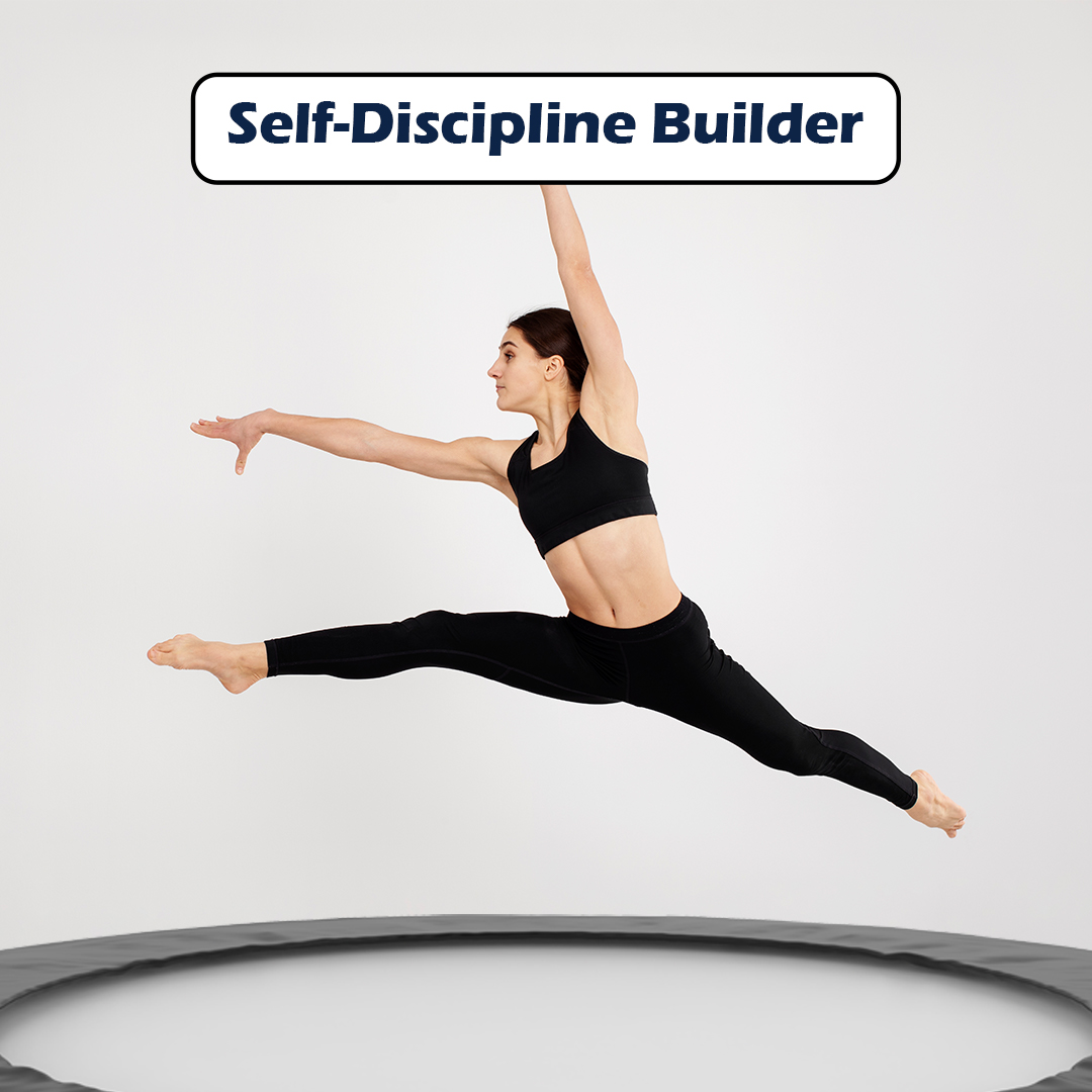 supertramp.co.uk - Women doing Gymnastic Exercise on Round Trampoline - Fun Weight-Loss Solution