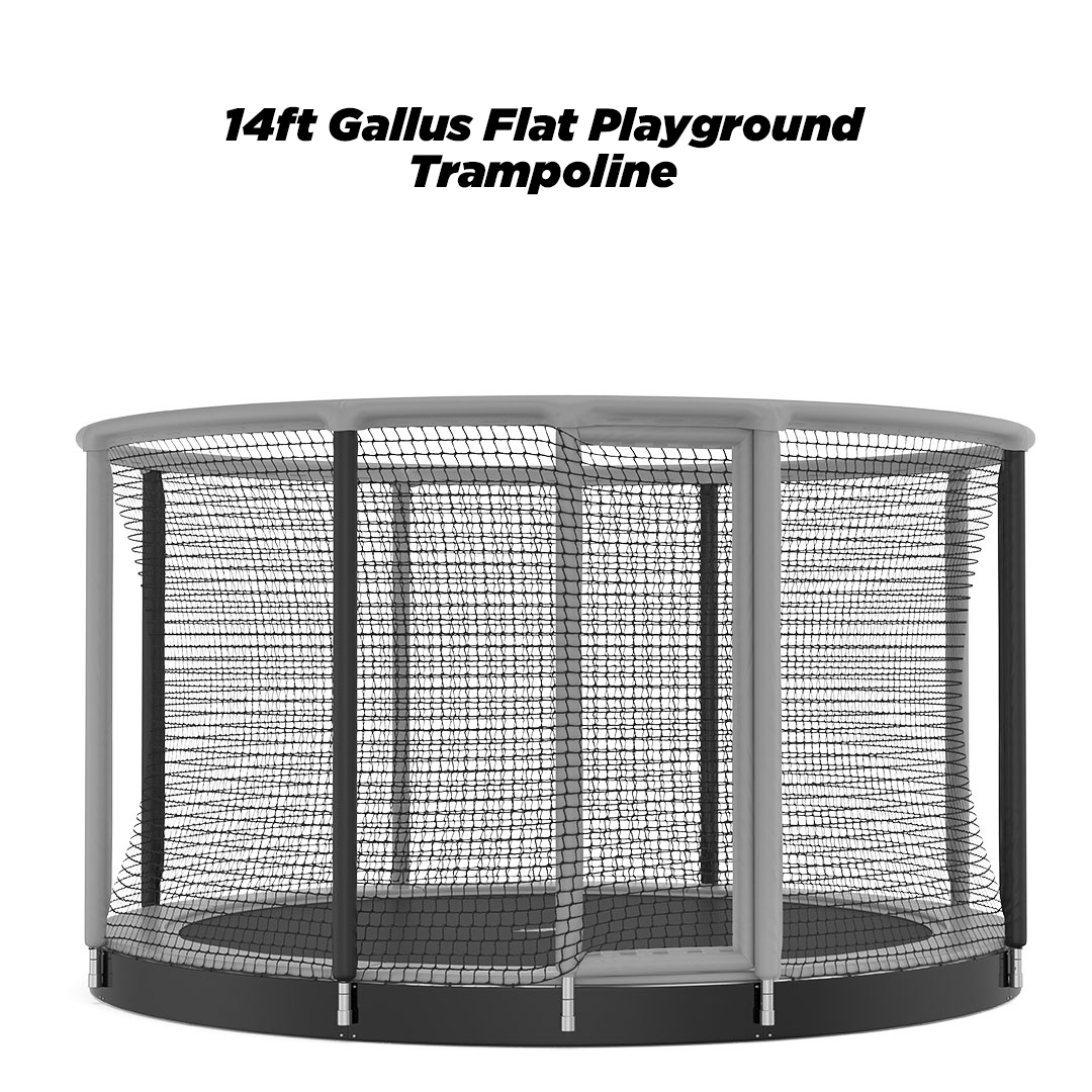 14ft Gallus Flat Playground Trampoline (inc VAT) - supertramp.co.uk