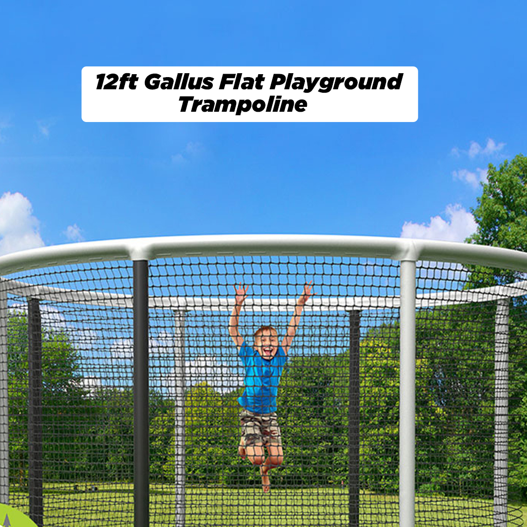 12ft Gallus Flat Playground Trampoline (inc VAT) - supertramp.co.uk