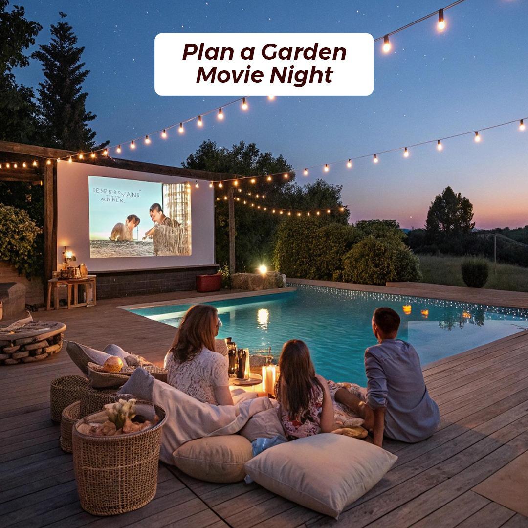 Plan a Garden Movie Night