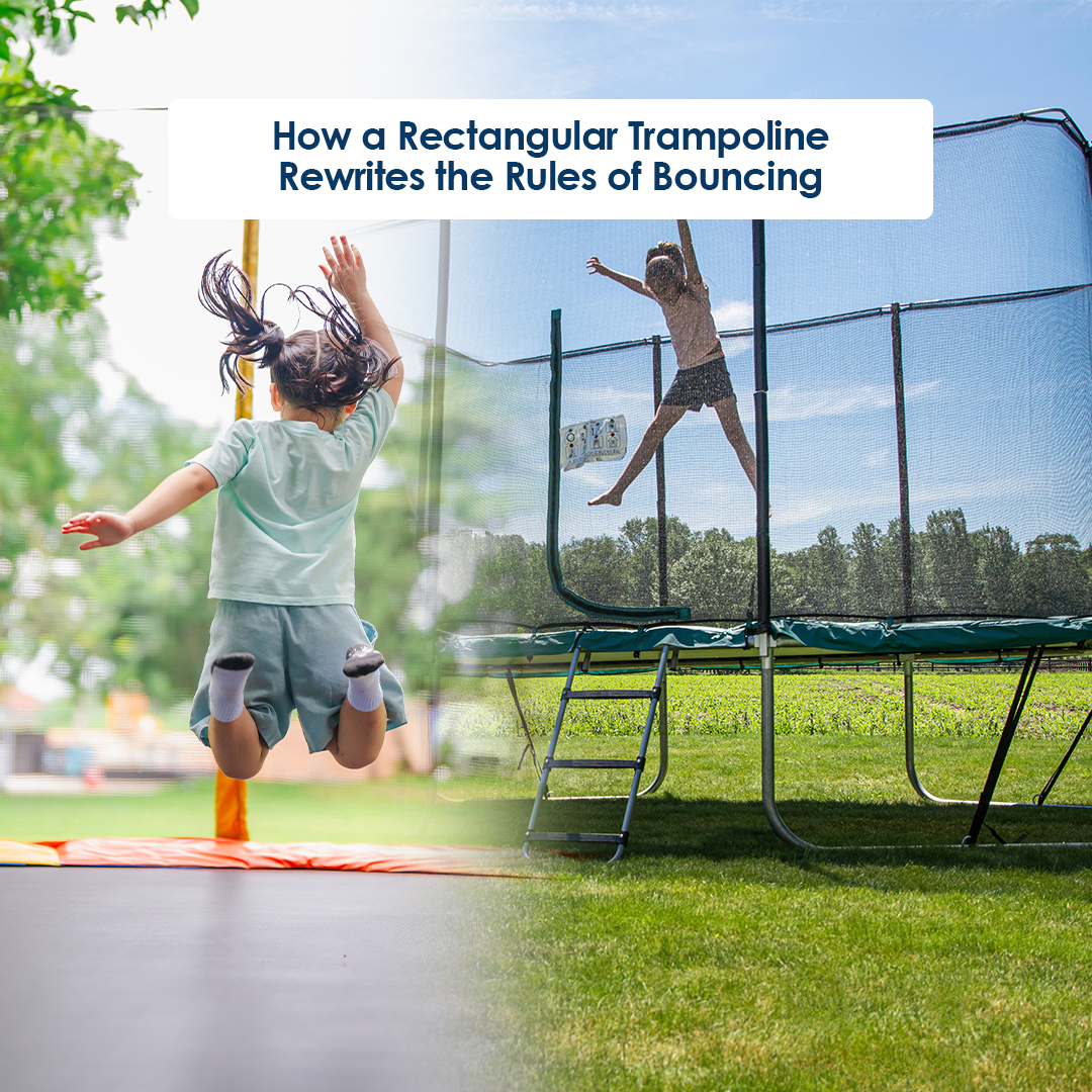 How a Rectangular Trampoline Rewrites the Rules of Bouncing