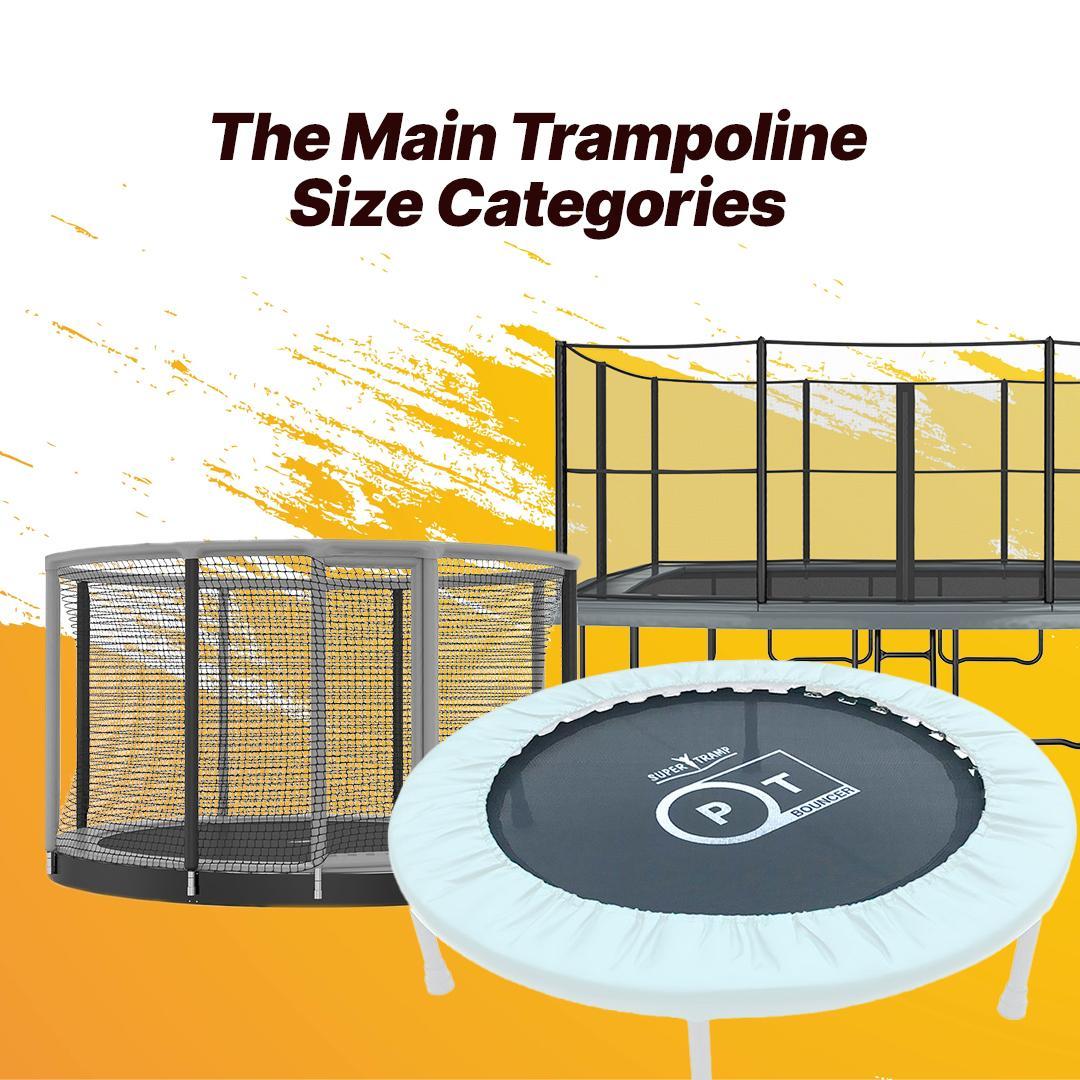 The Main Trampoline Size Categories