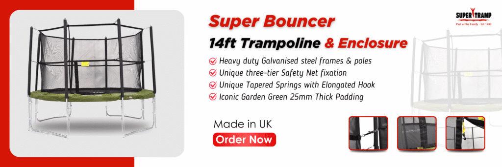 Super Bouncer 14ft Trampoline & Enclosure