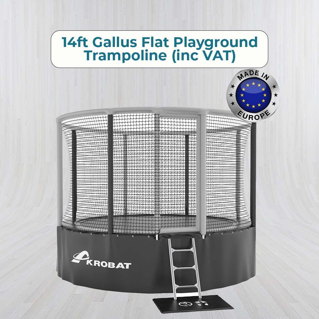 14ft Gallus Flat Playground Trampoline