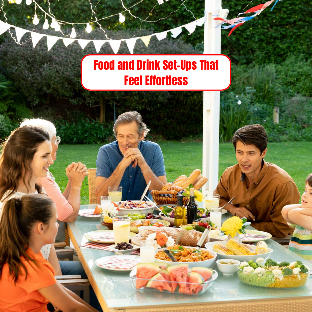 Food and Drink Set-Ups That Feel Effortless