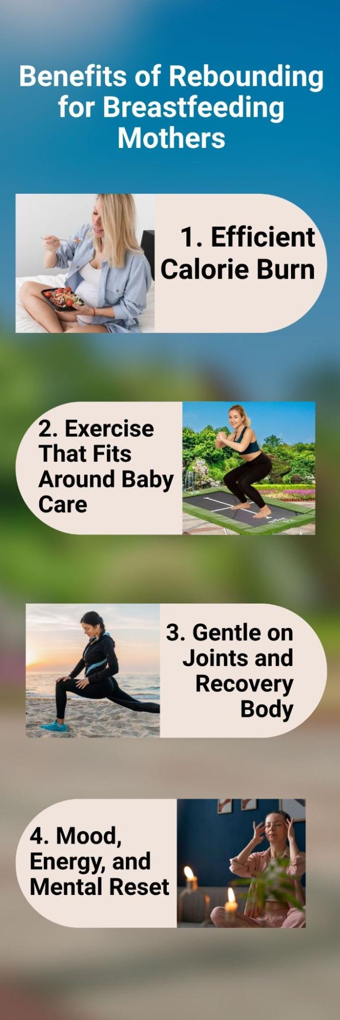 Benefits of Rebounding for Breastfeeding Mothers