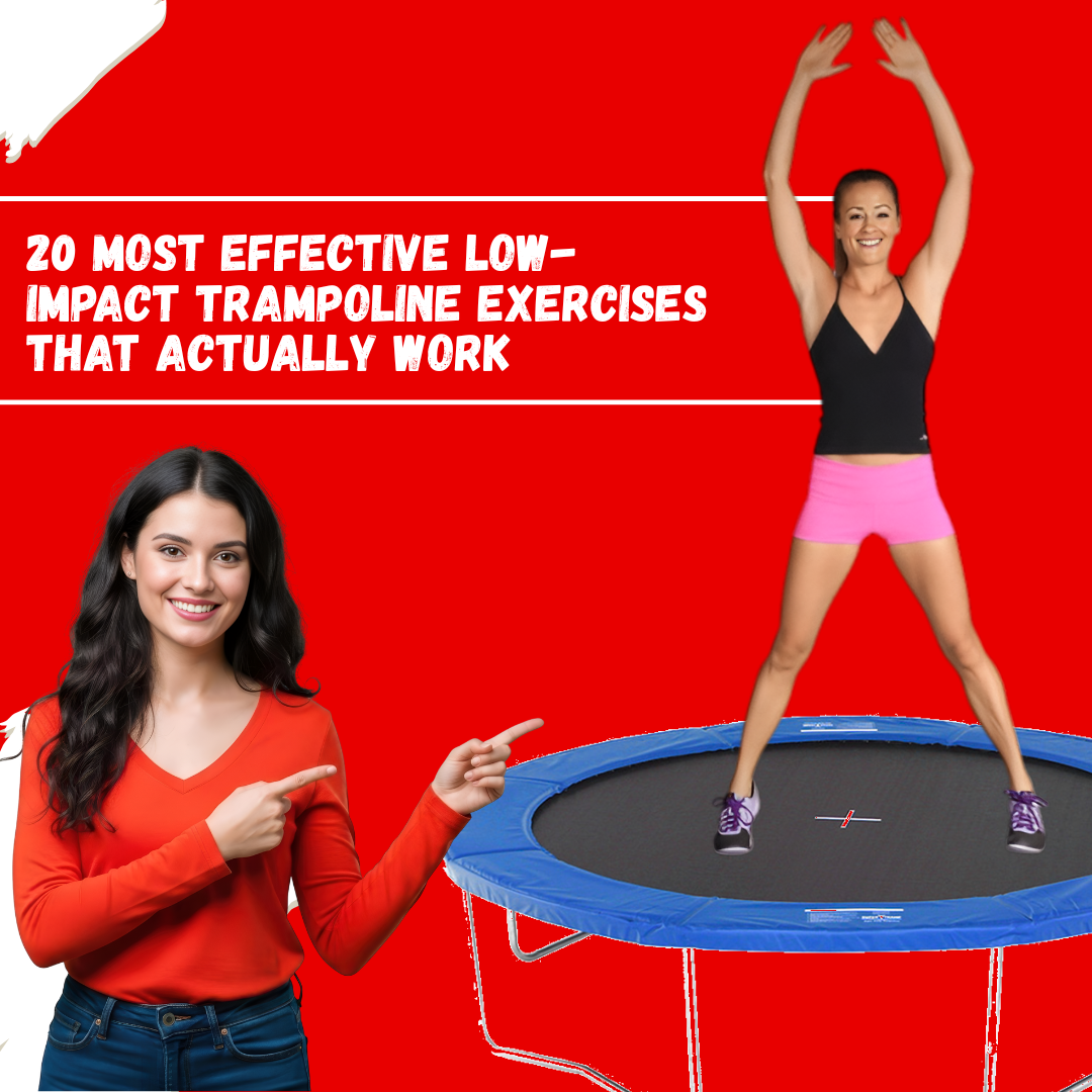 20 most effective low impact trampoline exercises