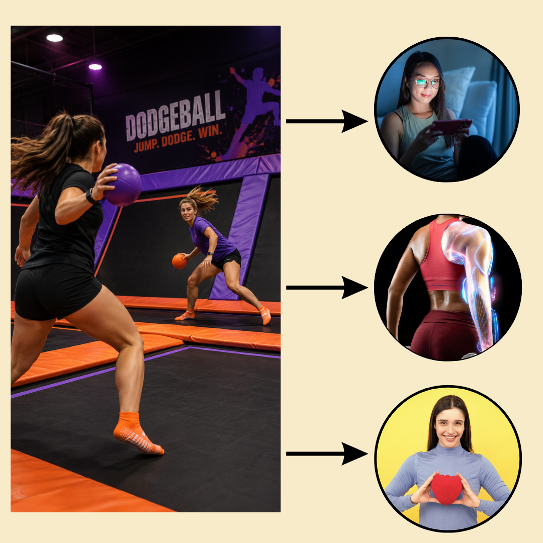 How Trampoline Dodgeball Improves Fitness and Health