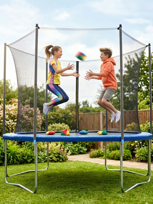 6 Fun Games to Play on the Trampoline