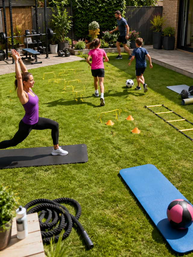 How to Create the Ultimate Family Fitness Garden at Home?