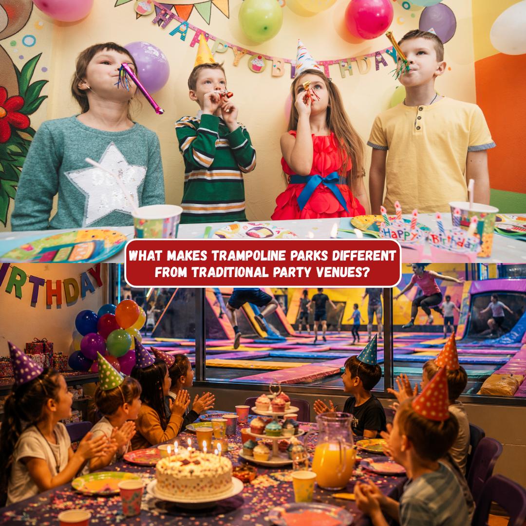 What Makes Trampoline Parks Different From Traditional Party Venues