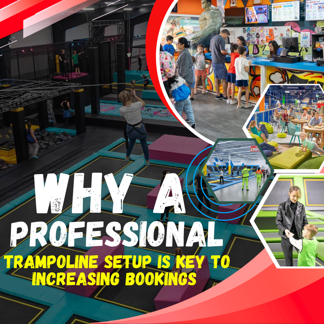 Why a Professional Trampoline Setup Is Key to Increasing Bookings