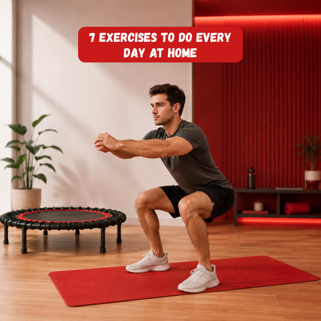 7 Exercises to Do Every Day at Home to Achieve Your Desired Fitness