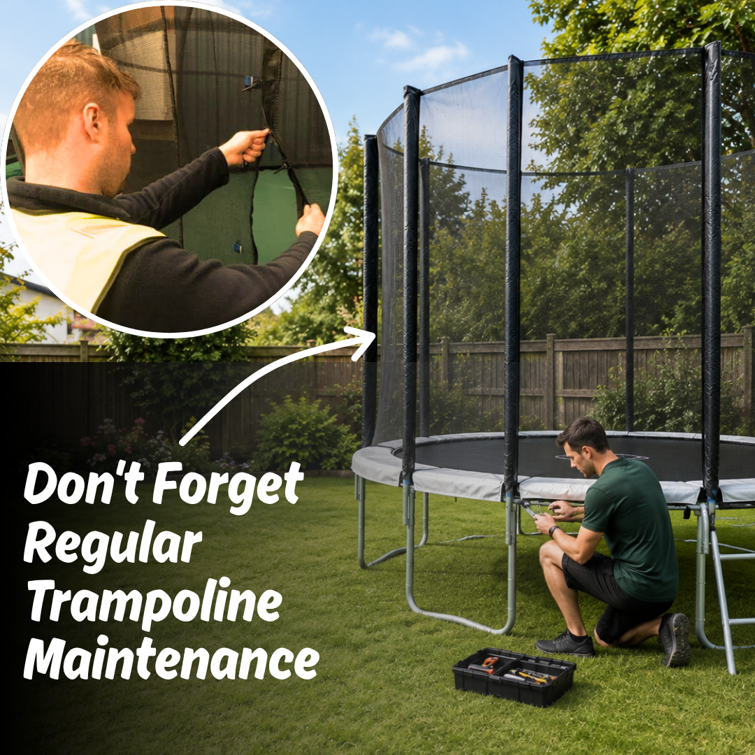 Dont Forget Regular Trampoline Maintenance
