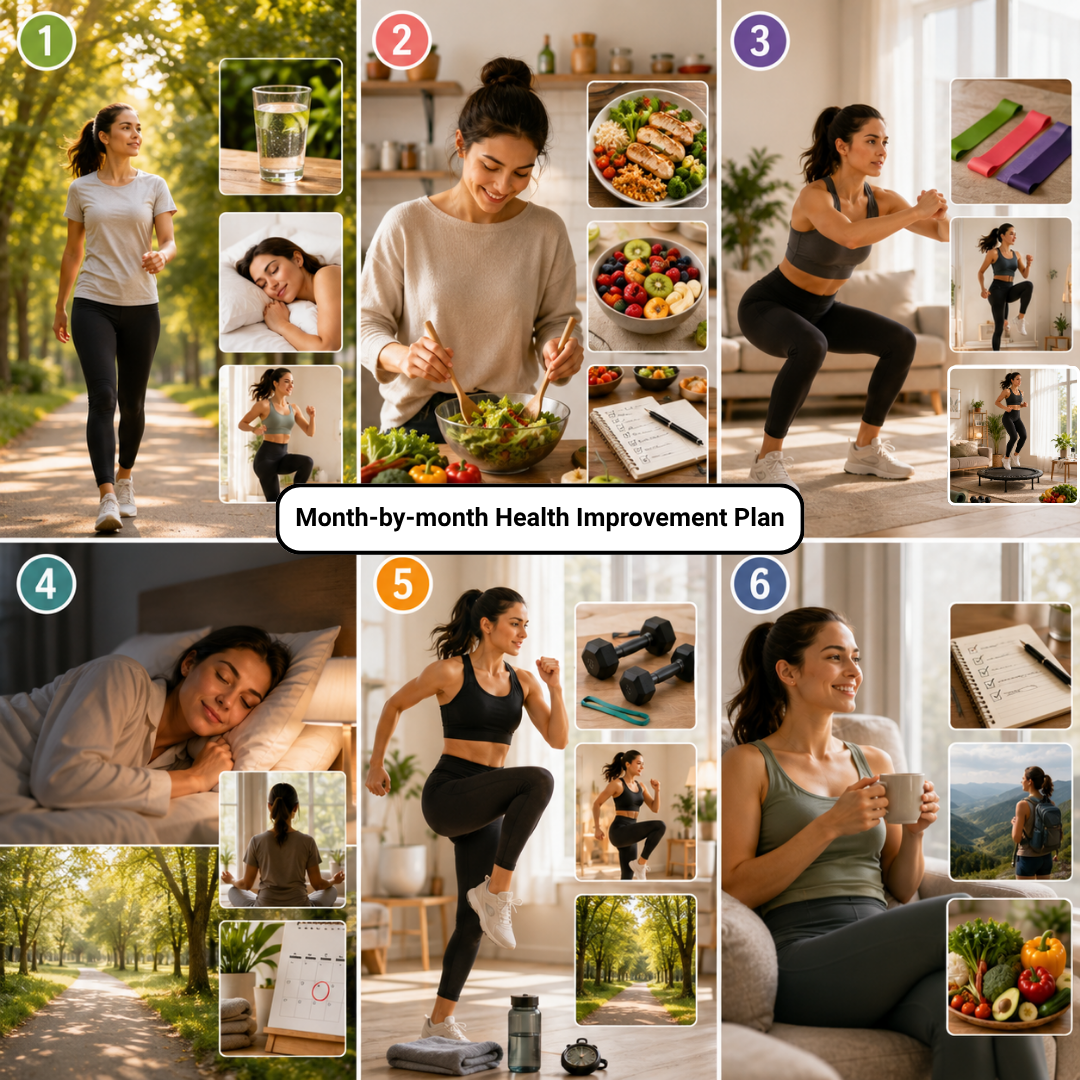 Month-by-month Health Improvement Plan