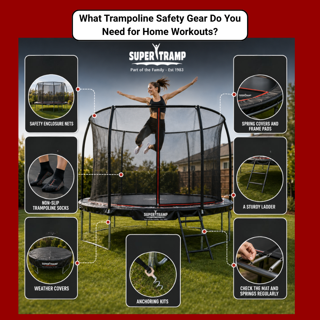 What Trampoline Safety Gear Do You Need for Home Workouts