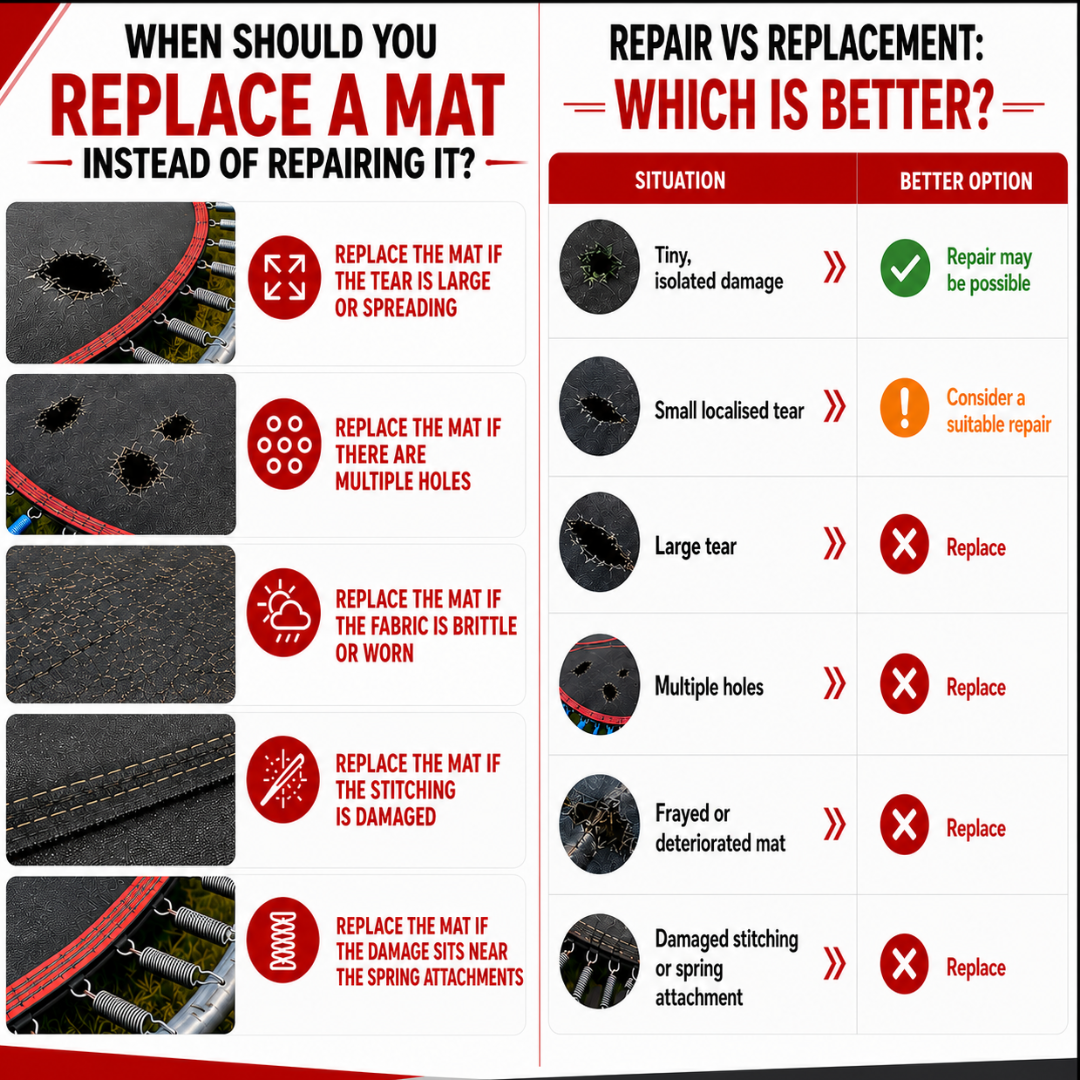 When Should You Replace a Mat Instead of Repairing It