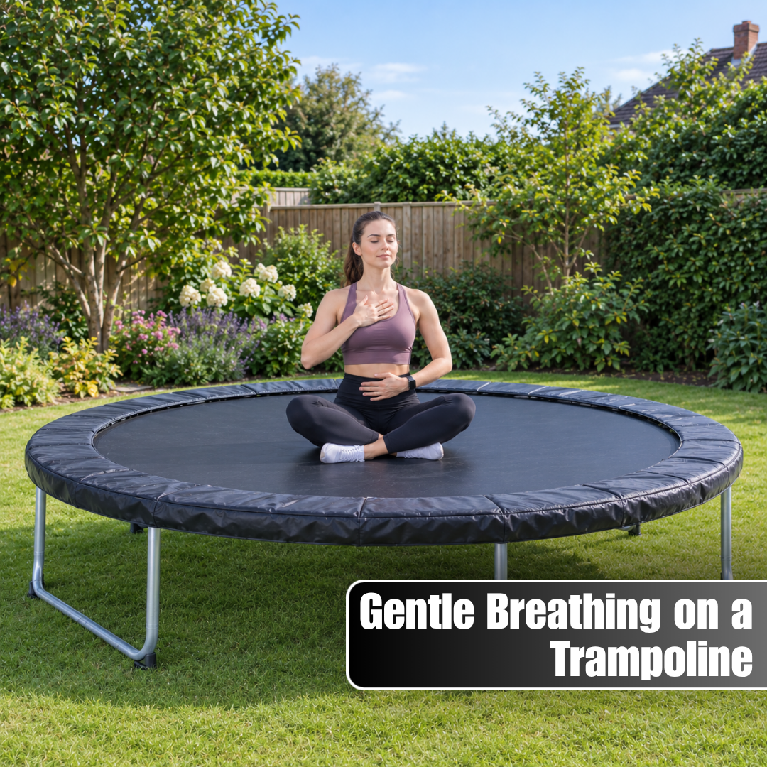 Gentle Breathing on a Trampoline