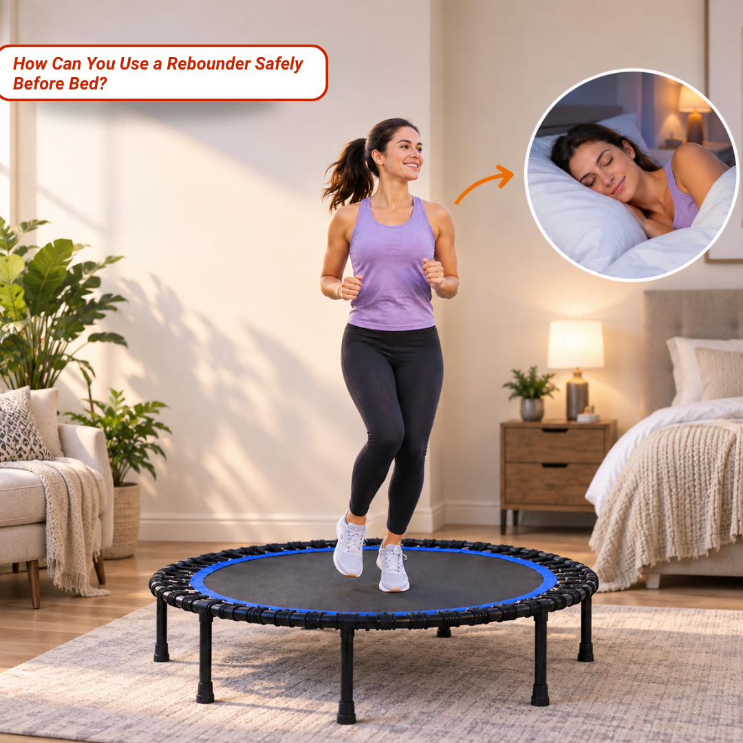 How Can You Use a Rebounder Safely Before Bed