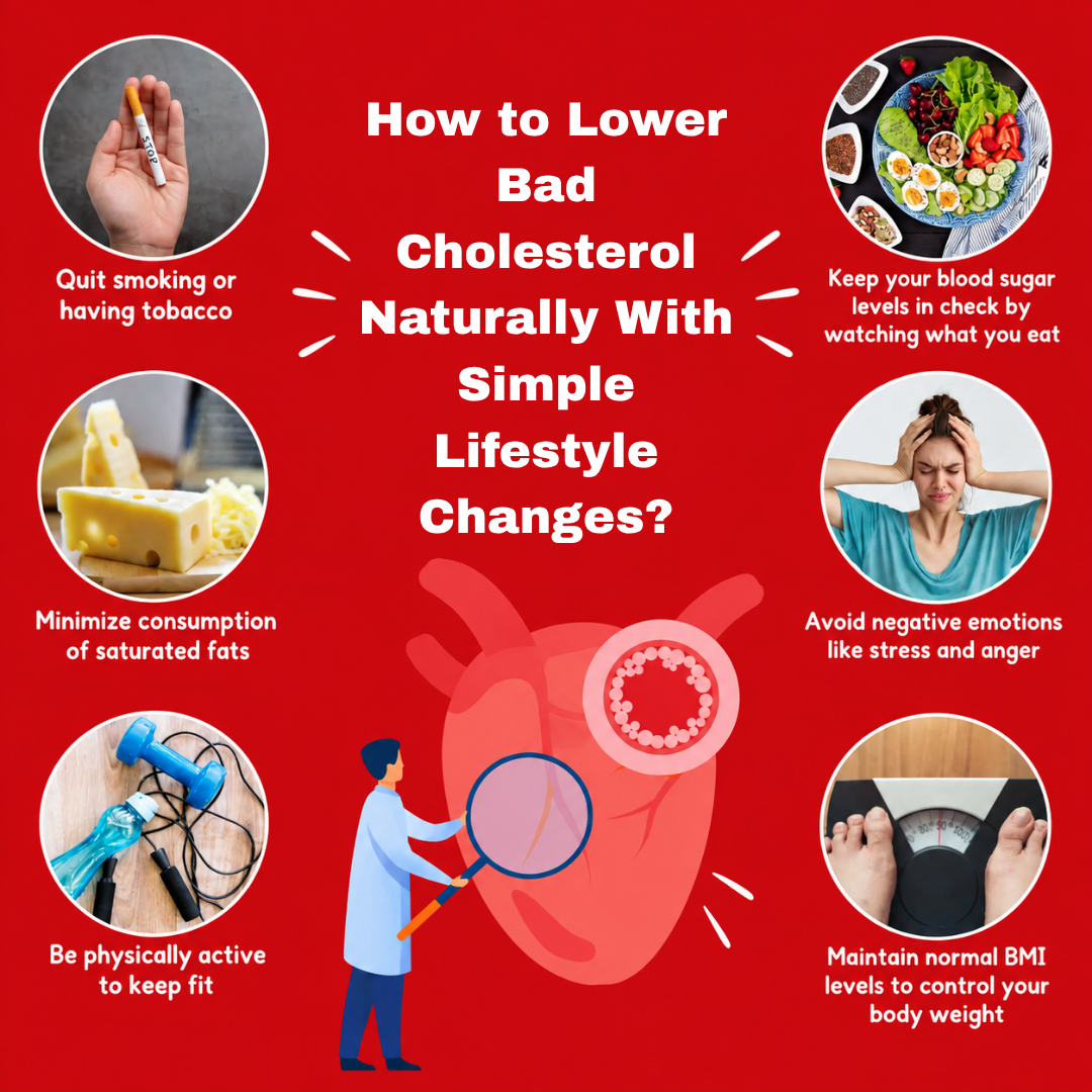 How to Lower Bad Cholesterol Naturally With Simple Lifestyle Changes