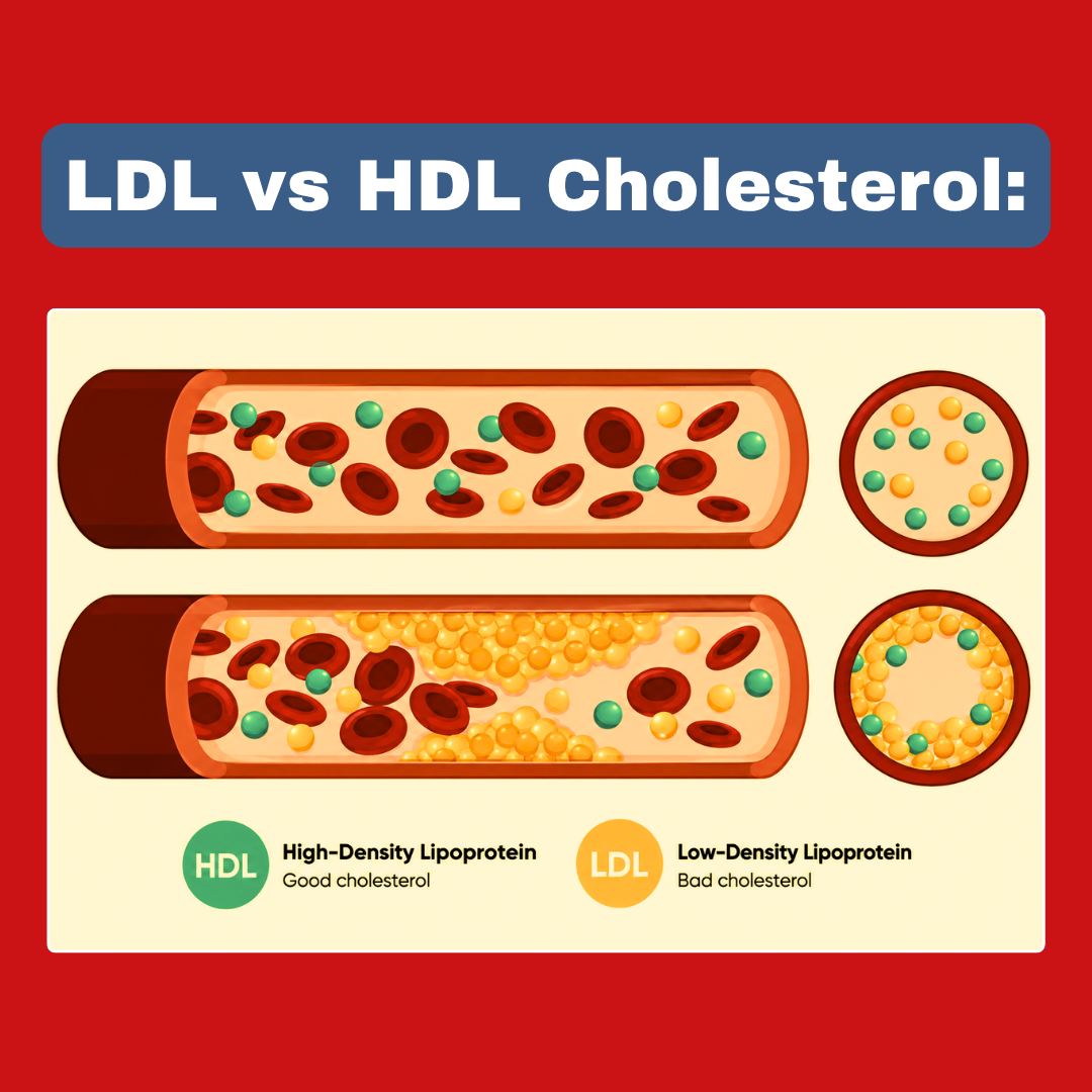 LDL vs HDL Cholesterol What is the Difference