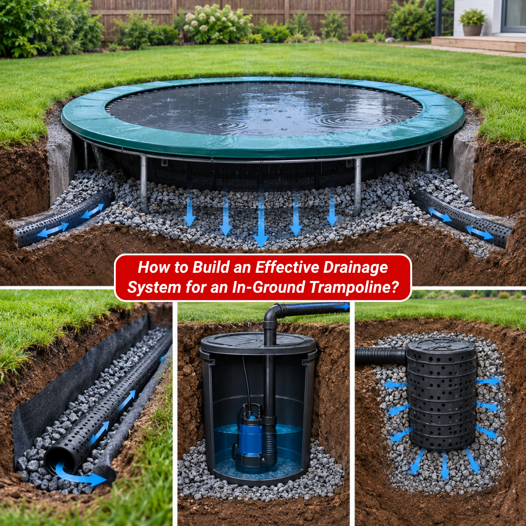 How to Build an Effective Drainage System for an In-Ground Trampoline?