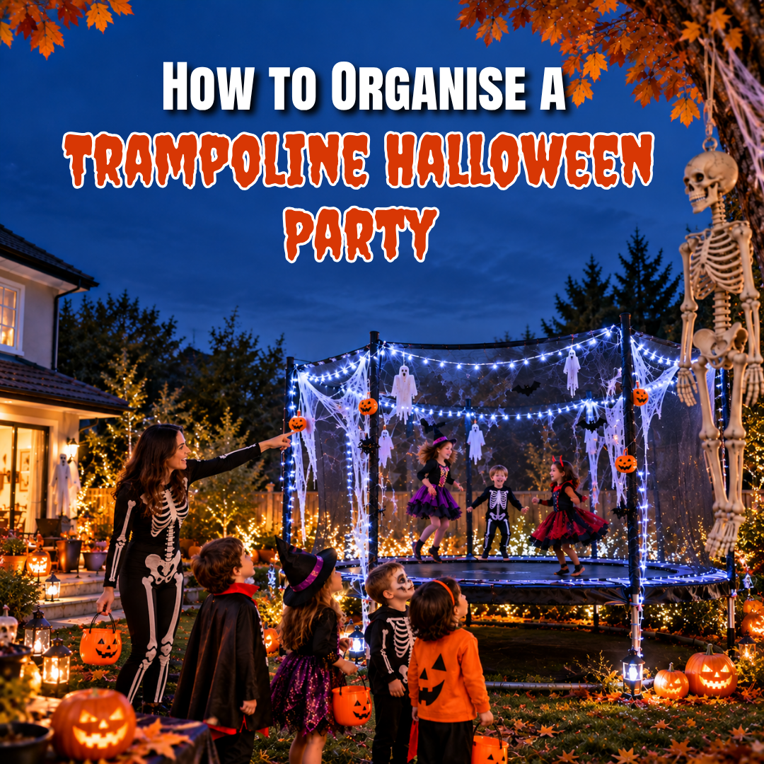 how to organise a trampoline halloween party