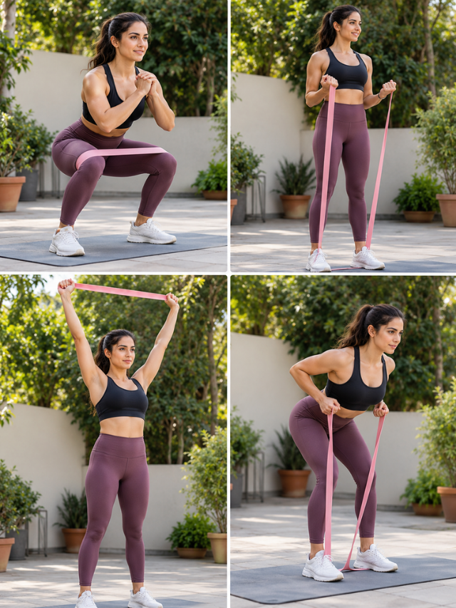 4 Easy Excercise With Resistance Band